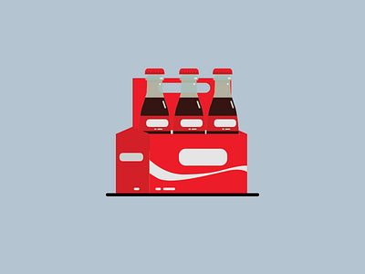Have a Coke. bottle coke drink flat illustration vector