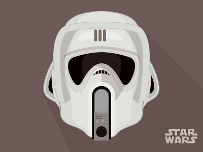 Scout Trooper Vector flat illustration scout trooper star wars starwars vector