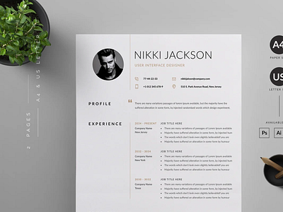 Professional Resume Template | Resume and Cover Letter |