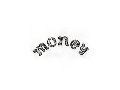 Money Wood Lettering