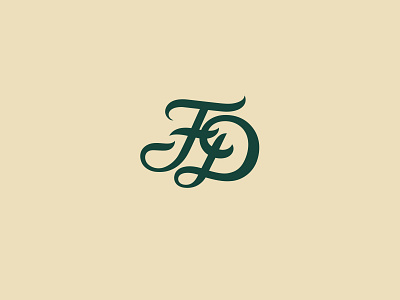 Frederick Douglas Script Monogram