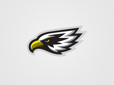 Eagle Mascot beak bird eagle face falcon feathers hawk mascot sports
