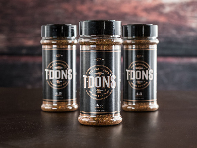 T·Don’s Packaging bottle cajun cooking creole food label packaging seasoning spice spices spicy