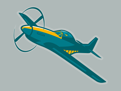 Aviator Mascot airplane aviation aviator fighter pilot flight jet liftoff mascot mustang p51 mustang prop plane propeller wings wwii wwii aircraft