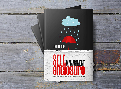 Self Management Book Cover Design book book cover book cover design book covers book design cover design design designer fiction fiction book fiction book cover fiction cover graphic design torn book cover torn page effect
