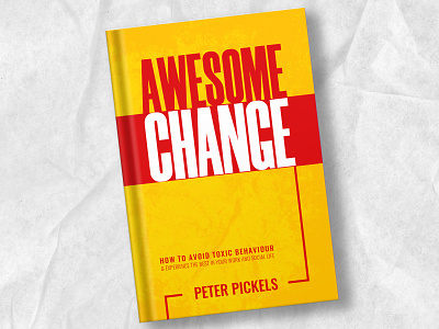 Awsome Change Book Cover book book cover book cover design book designer cover design design designbook texture book cover