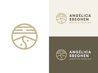 Angélica Sbeghen branding design logo