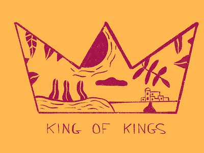 King of Kings christian crown designs flat illustration king line artwork lineart minimal vectorart