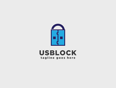 'USBLOCK' Logo adobe illustrator adobe photoshop branding clean creative design creativelogo design flat graphic design graphicdesign icon icon design illustration logo logo design logo designer logodesign logos minimalist vector