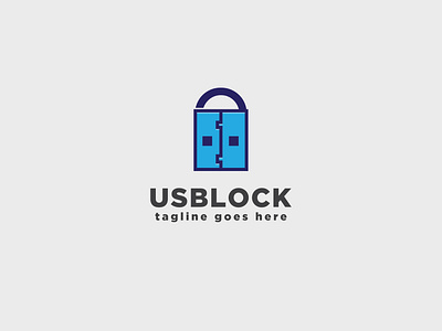 'USBLOCK' Logo