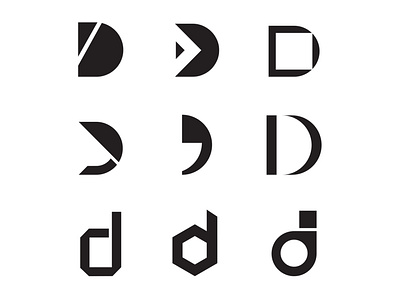 Letter 'D' Logo exploration by Brandsign on Dribbble
