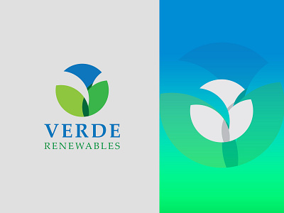 'Verde Renewables' Logo design