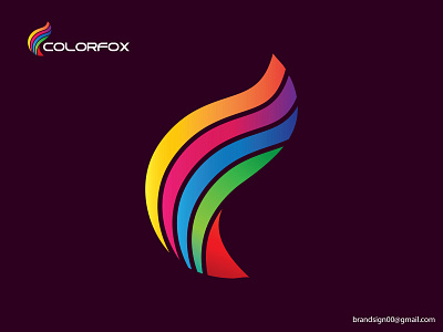 ColorFox Printing Press logo concept