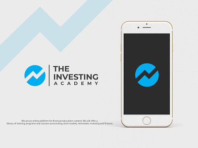 Financial education content logo - The investing academy