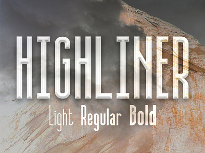 Highliner free font