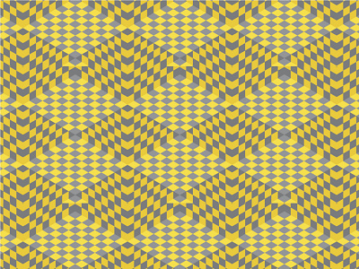 3D Chess Optical Illusion Pattern