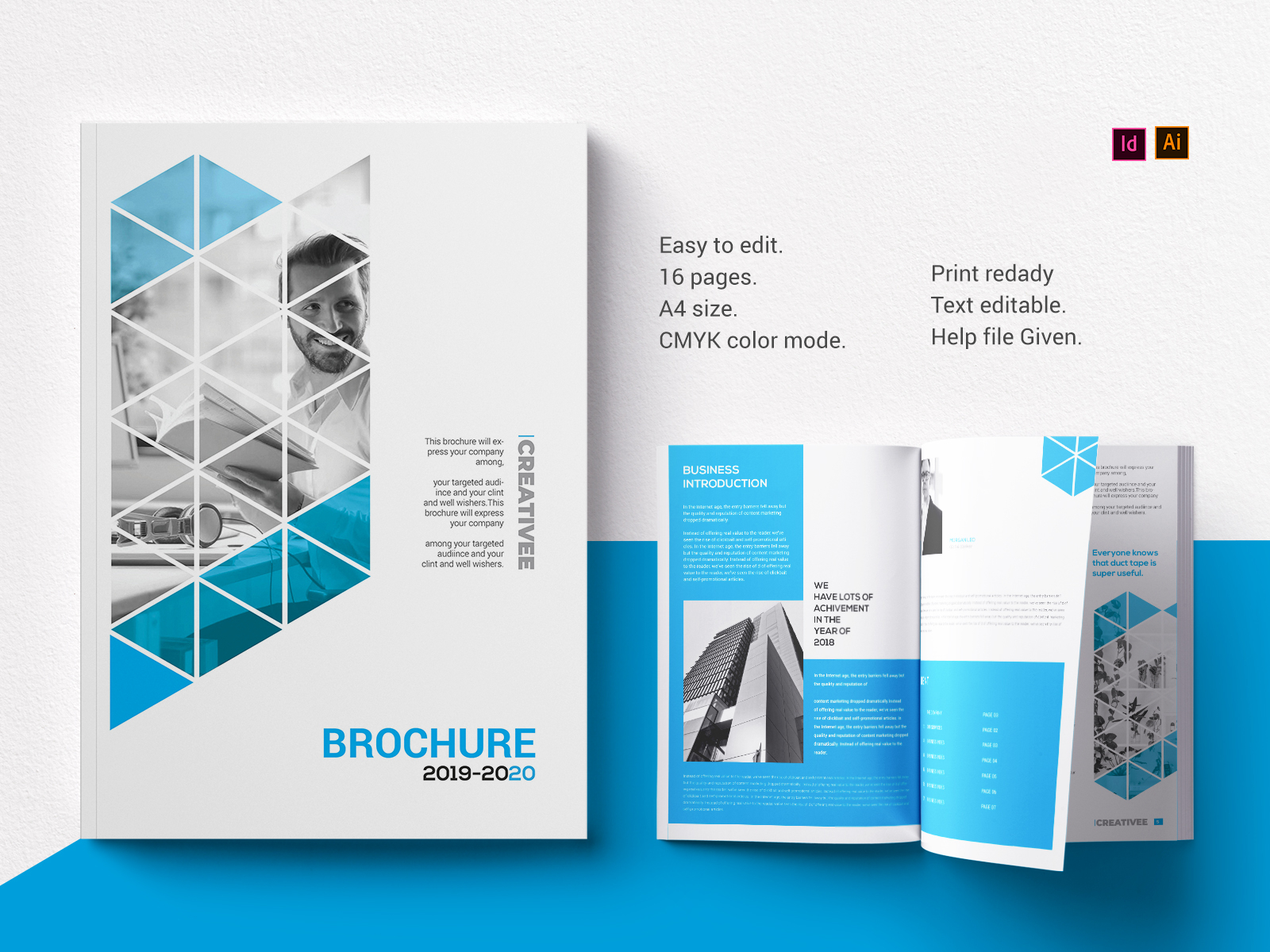 Corporate Brochure template design by icreativeebrand on Dribbble