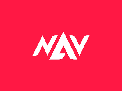 NAV letter logo design