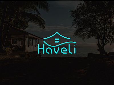 Haveli Resort logo brand agencies brand design branding building logo creative logo house logo logo logo design logo designer logotype real estate logo resort logo