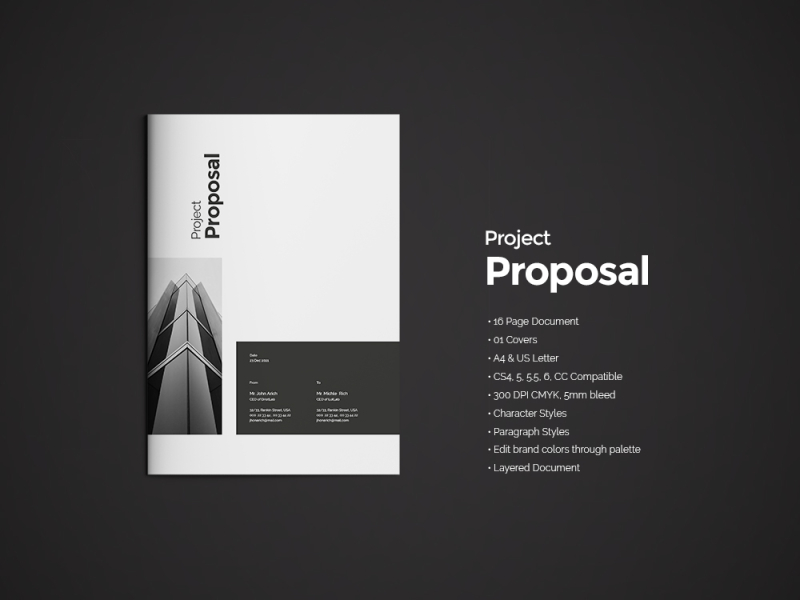 Business Proposal design by Ifteakar Shamim on Dribbble