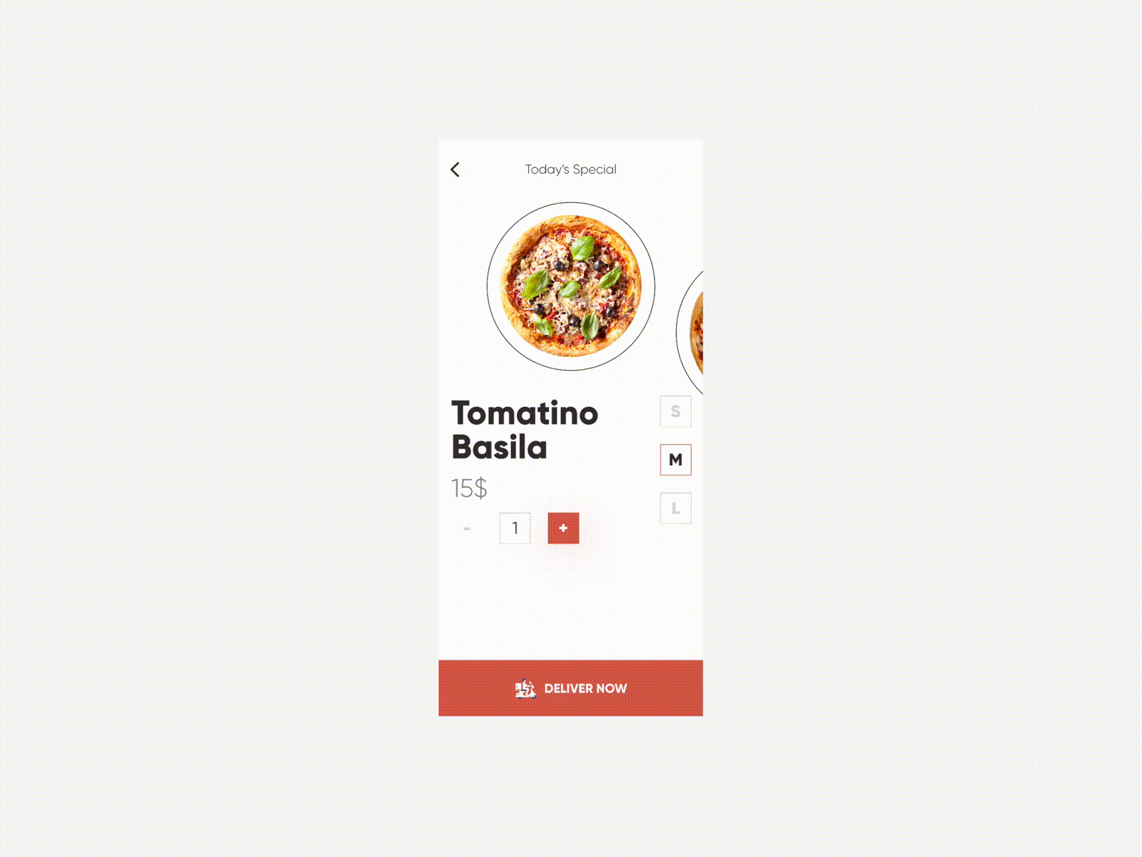 Pizza Application Micro Interactions animation app concept design micro interaction microinteraction ui ux