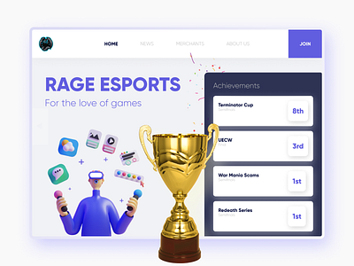 E-Sports Gaming Website