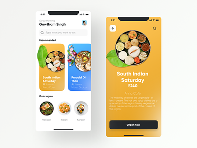 Indian Food Delivery App app cuisine dailyui delivery food india indian ui