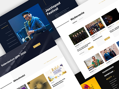 Narodowe Forum Muzyki | Website uidesign ux uxdesign web webdesign website website design wireframes wireframing