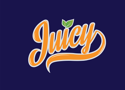 Juice Logo Design for Food design drink food fresh fruit green healthy icon illustration juice label lemon liquid logo orange organic splash type vector vitamin
