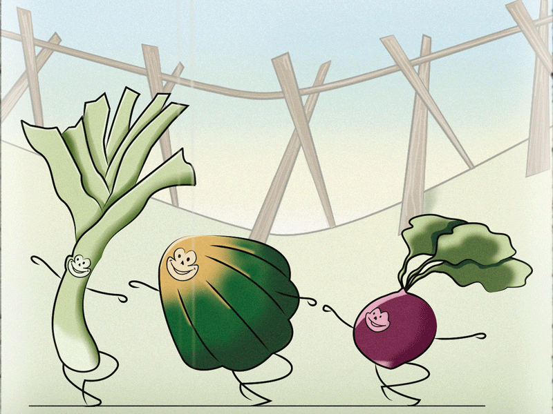 Veggie Dance animation code school from form to table with laravel laravel vegetable dance vegetables