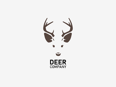 Deer deer design graphic design logo vector