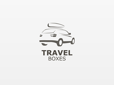 Travel Boxes auto branding car design graphic design logo vector