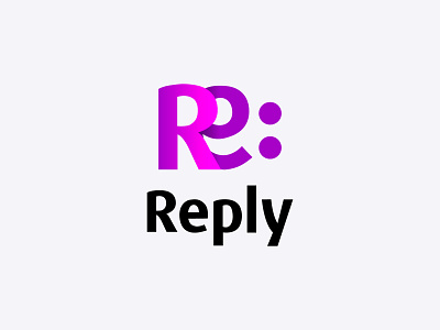 Reply branding design graphic design logo vector