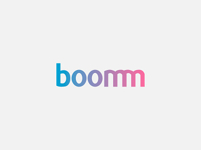 Boomm branding design graphic design logo vector