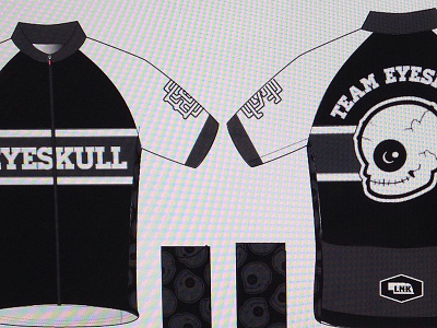 Team EYESKULL cycling jersey cycling eyeskull jersey kit