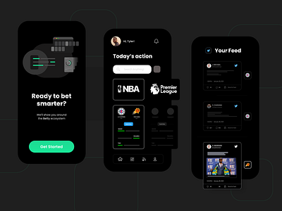 Betty the App | Dark UI