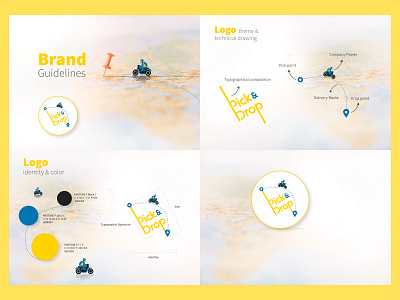 logo Birth life (Pic&Drop) advertise branding creative design design flat icon logo minimal typography vector