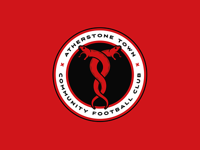 Atherstone Town Community Football Club badge brand branding crest design football graphic design icon identity illustration logo type vector