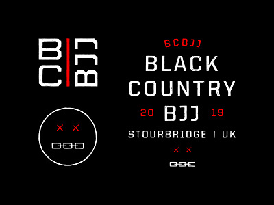 Black Country BJJ Experimentation / V2 brand branding design graphic design hand drawn icon identity logo typography