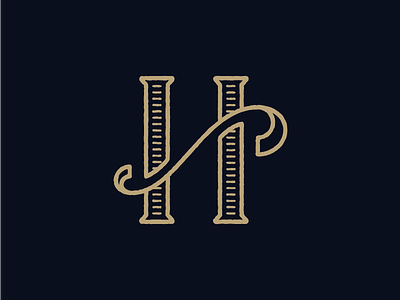 The Hide black letter brand identity logo retro speakeasy texture