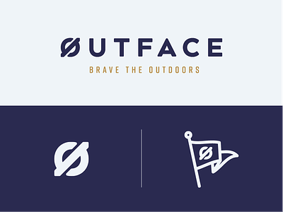 Outface apparel brand branding branding design clothing clothing brand design graphic design icon identity logo outdoors typogaphy