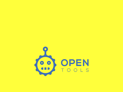 Minimal Robot Logo For website