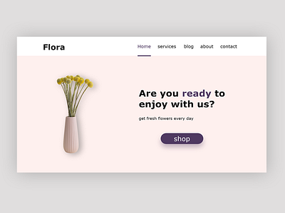 flora website design app design ui ux web