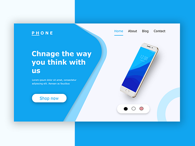 landing page