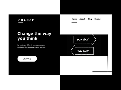 change landing page