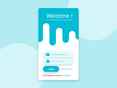 login interface app dailyui design ui ux web