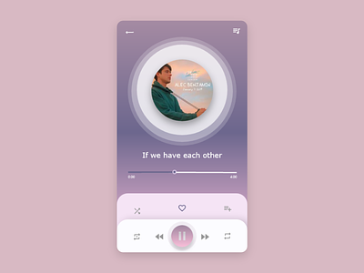 audio player app dailyui design ui ux