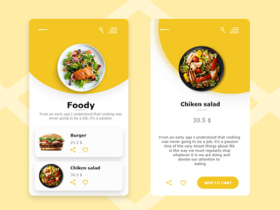 App food design