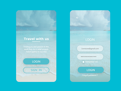 travel with us app design app dailyui design ui ux