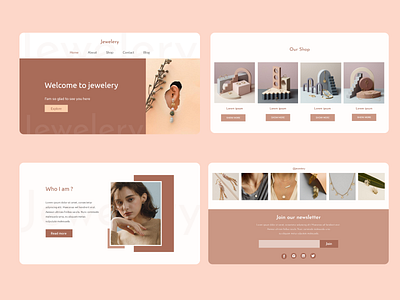 jewelery web desig dailyui design ui web